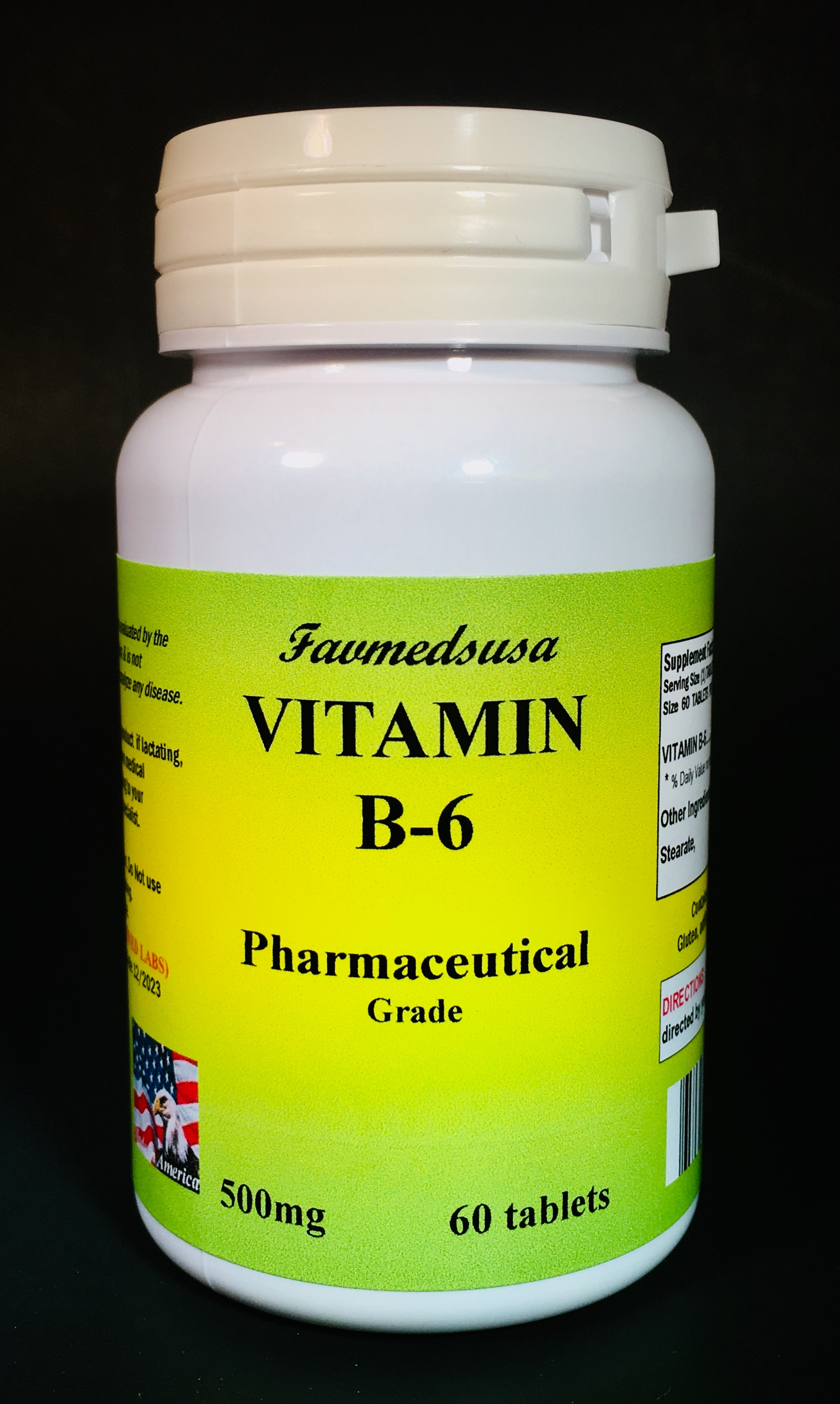 Vitamin B6 - 60 tablets